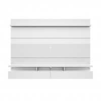 Manhattan Comfort 25252 City 2.2 Floating Wall Theater Entertainment Center in White Gloss
